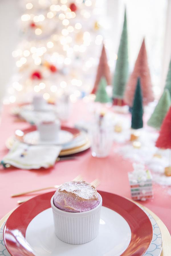 raspberry souffle recipe for a holiday table | coco+kelley