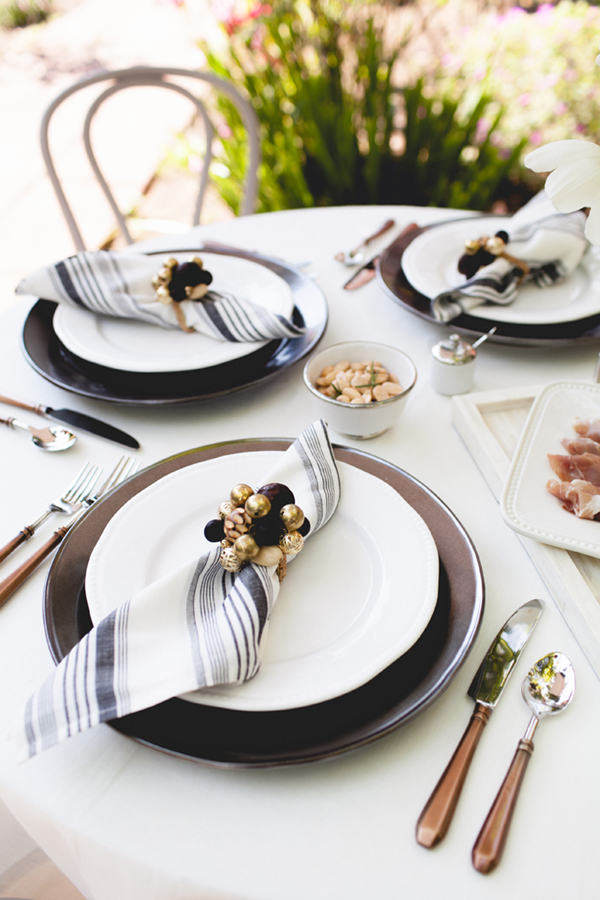 how to set a wine country inspired tabletop in your own backyard | coco+kelley