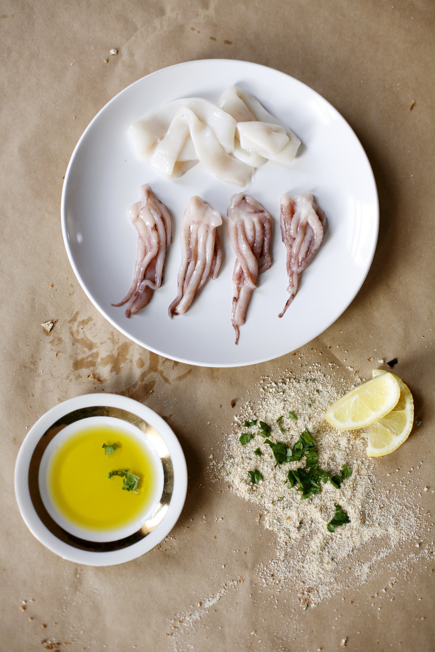 pan-seared calamari recipe // coco+kelley 