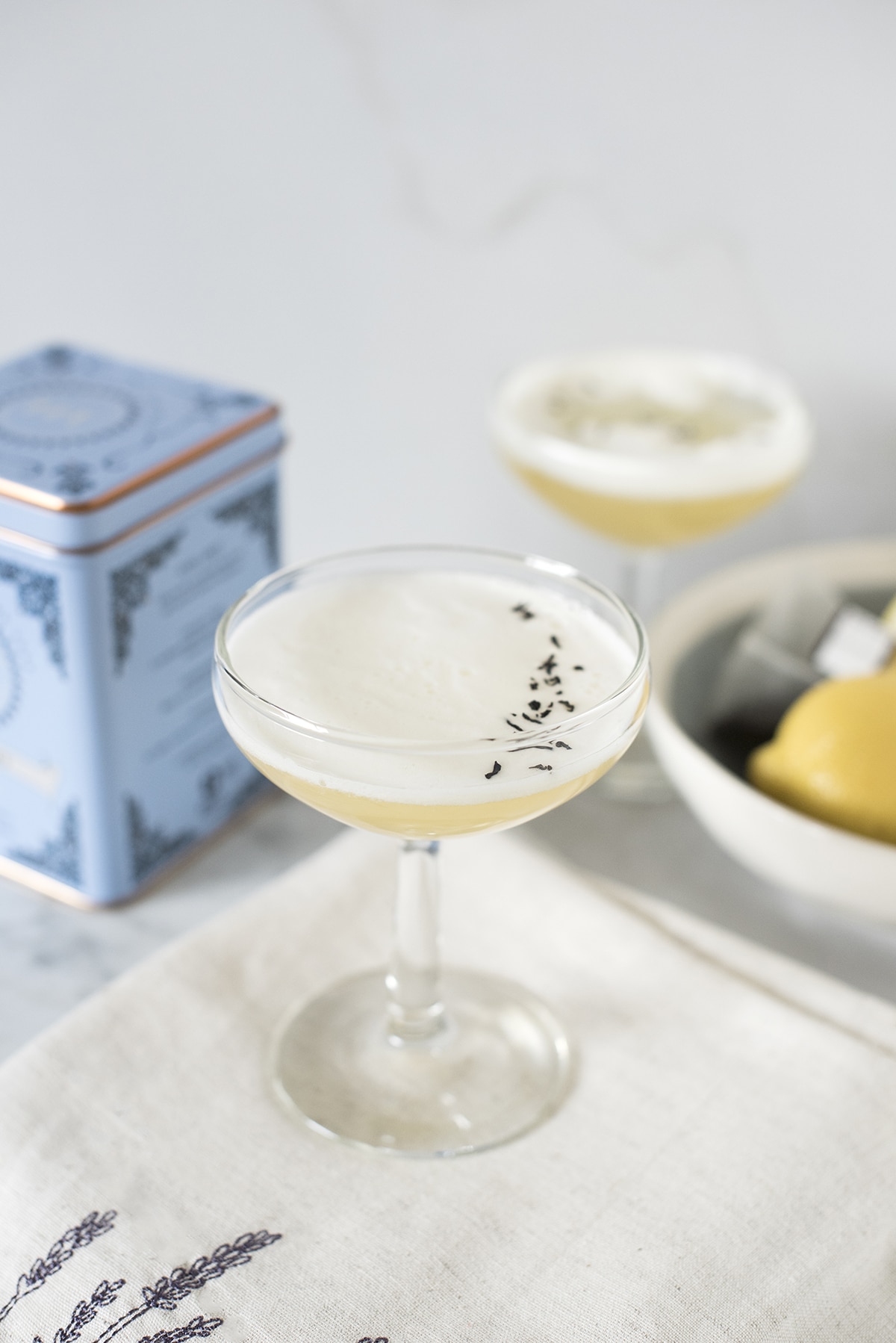 The Earl Grey Fizz cocktail recipe | coco kelley