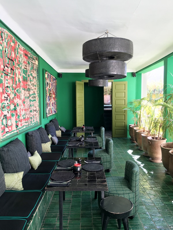 le jardin restaurant in the medina in marrakech | via coco kelley