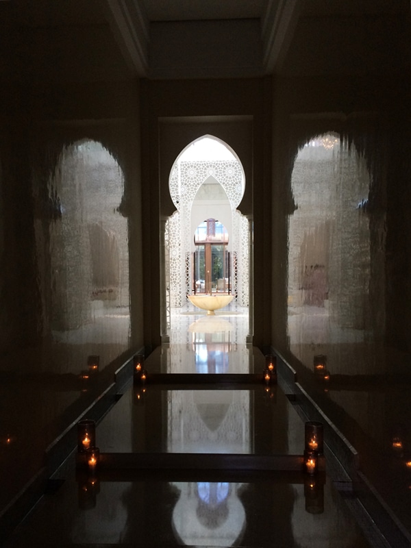 the entrance to the spa at the royal mansour | a guide to marrakech by coco kelley