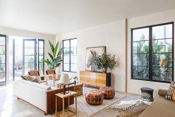 Leigh Herzig's refined rustic hollywood home | via coco+kelley