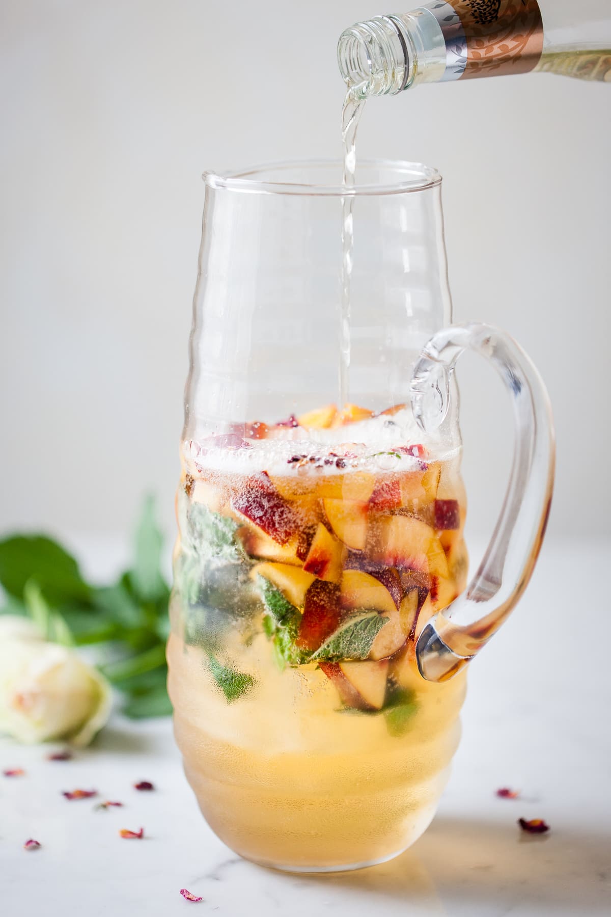 Peach and Ginger Mint Julep Recipe - coco kelley