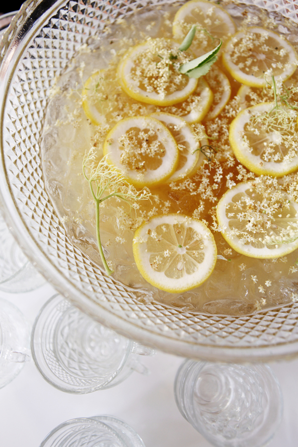 Seattle Supper Club - whiskey punch with lemon and elderflower | coco+kelley