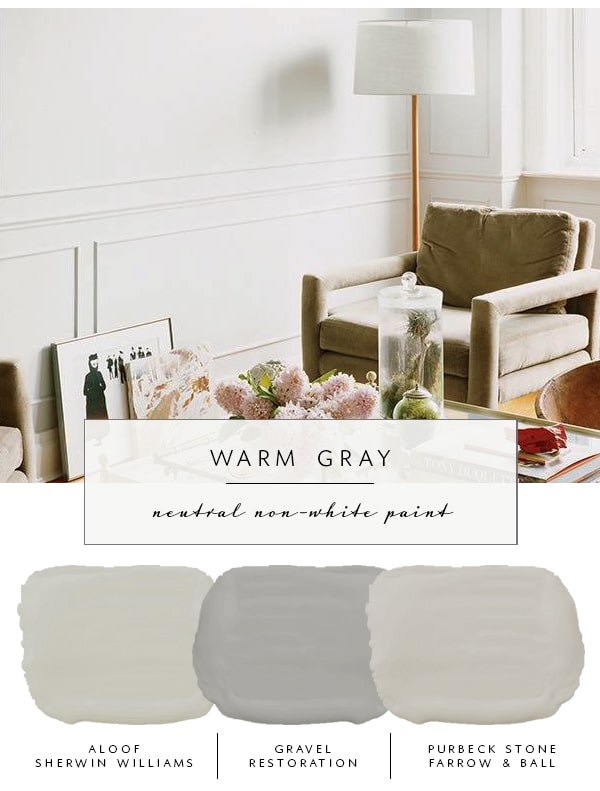 the coco kelley Guide to the Best Neutral Paint Colors that AREN'T White | Warm Grays 