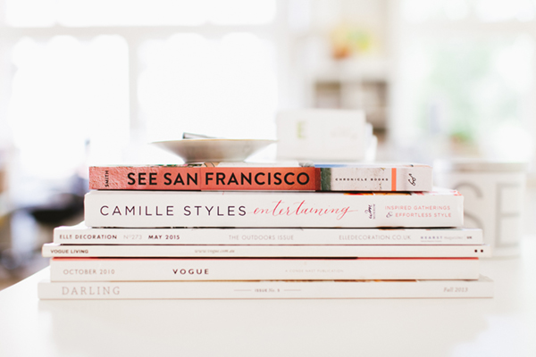 stack of books and mags | coco+kelley
