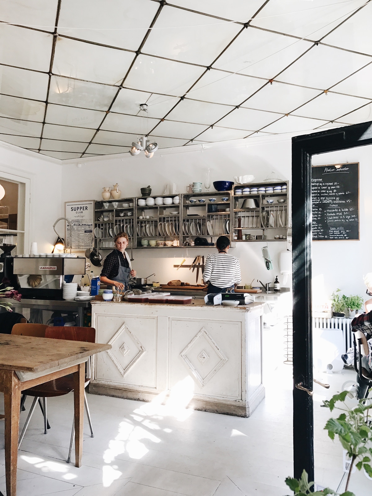 Atelier September is a bright and airy coffee shop and design store | copenhagen city guide on coco kelley