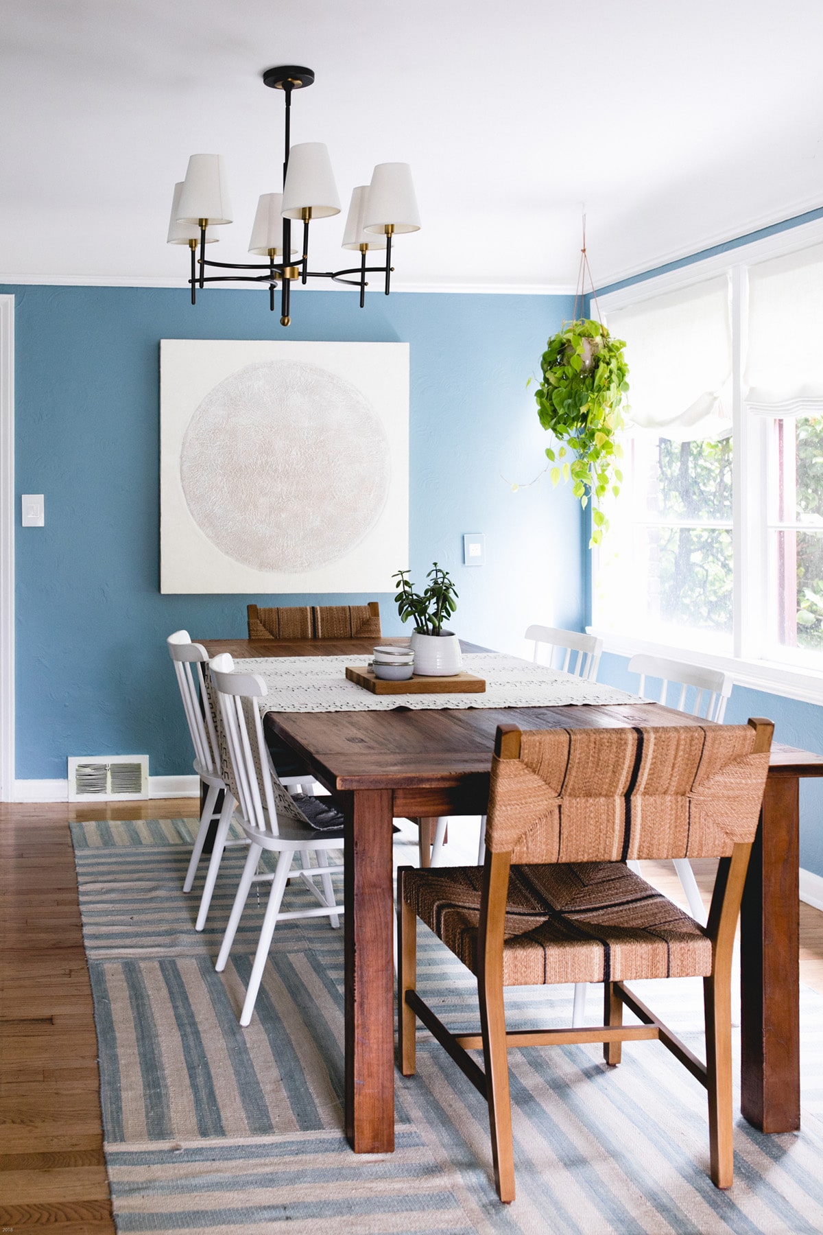 a mini makeover of our dining room to lighten things up | coco kelley