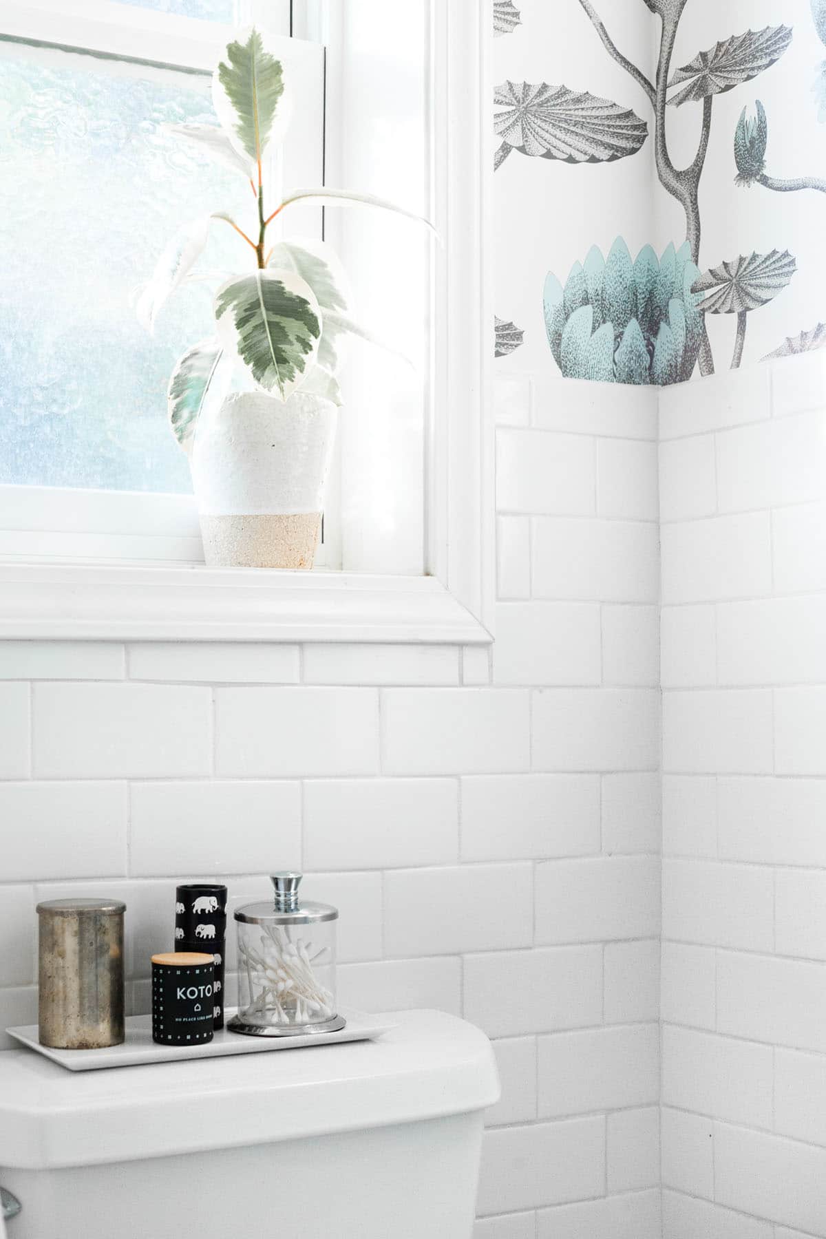 a small bathroom gets a refreshing makeover on coco kelley