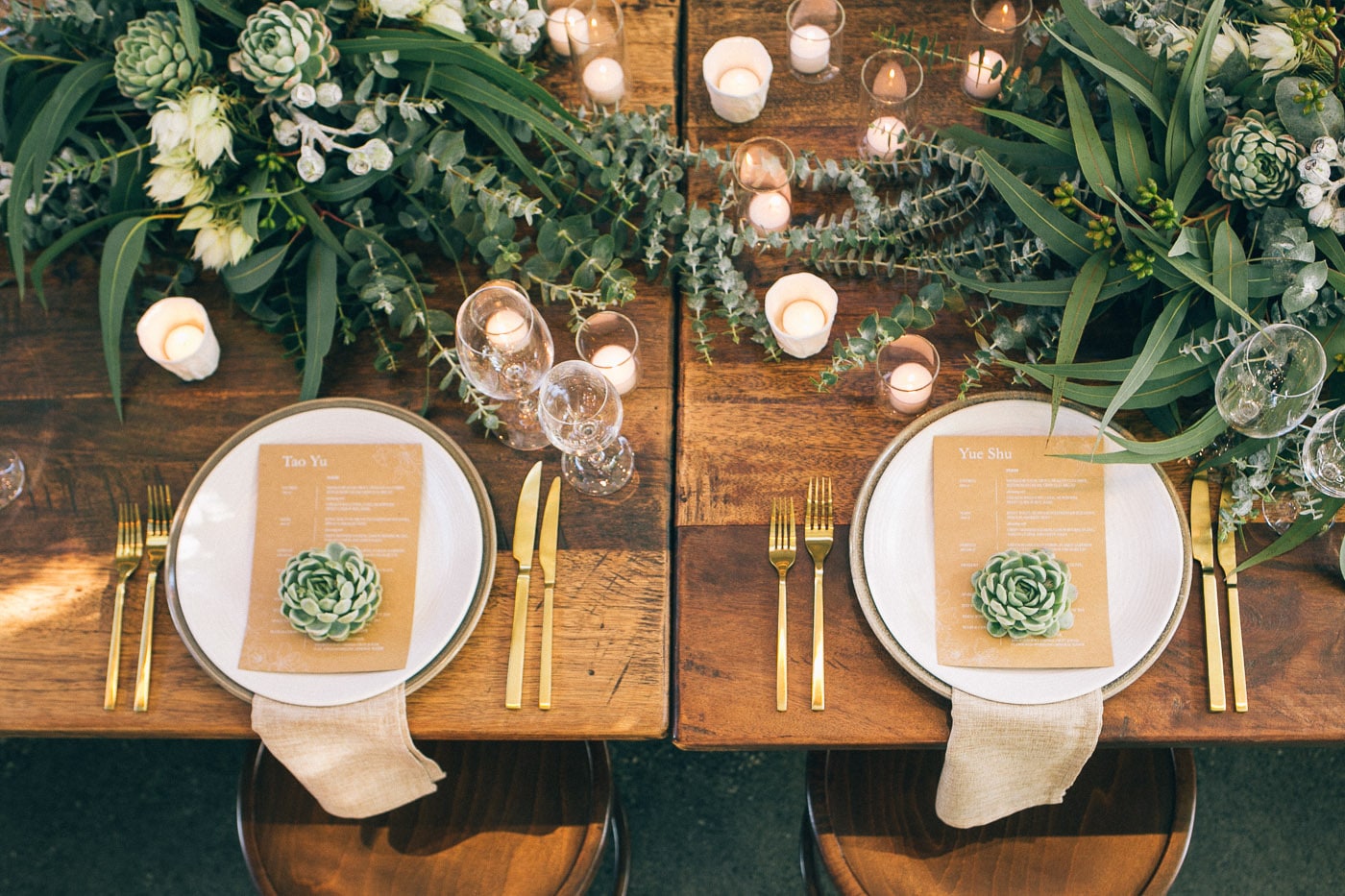 a lush green tabletop | design by the style co via coco kelley