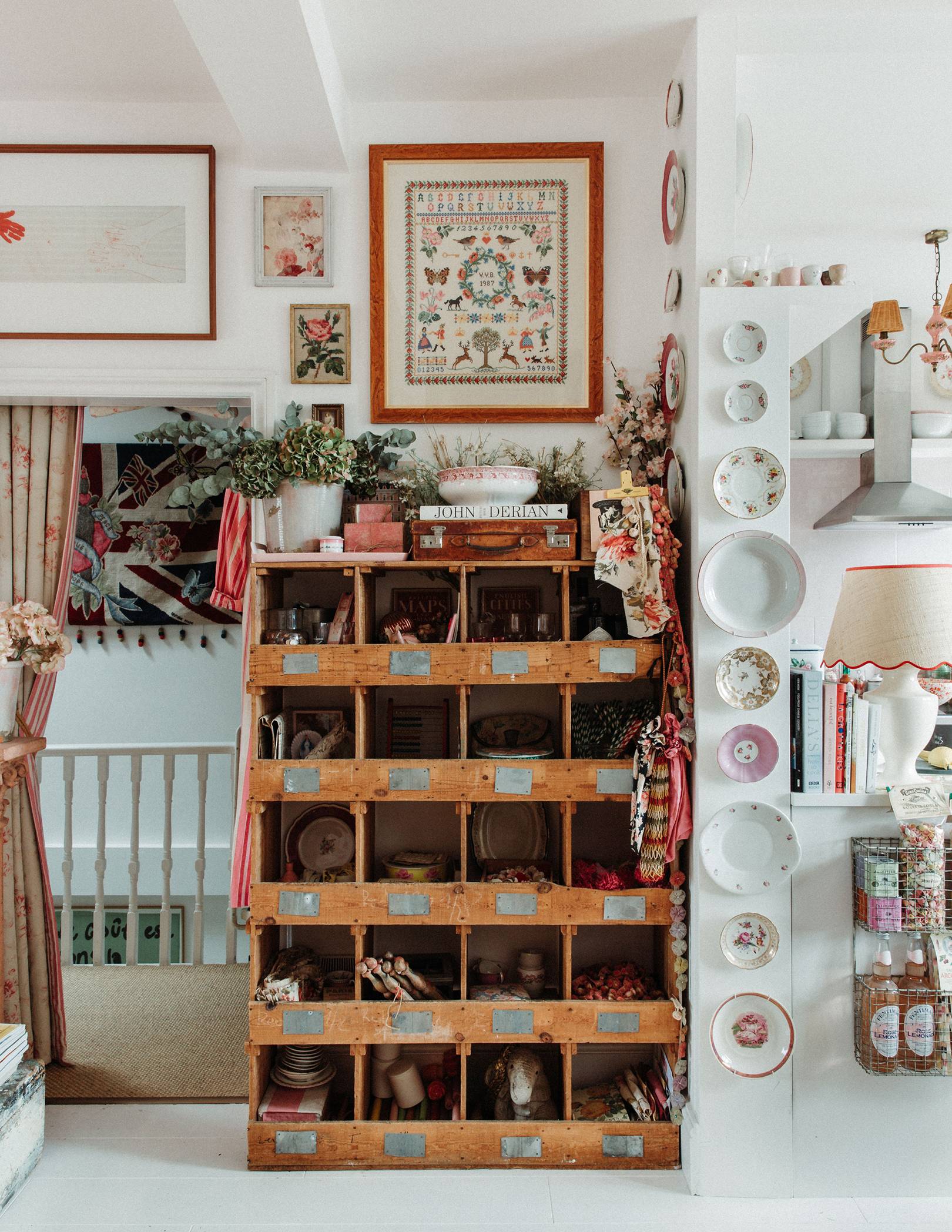 a vintage storage piece provides a home for bits and baubles | violet dent house tour