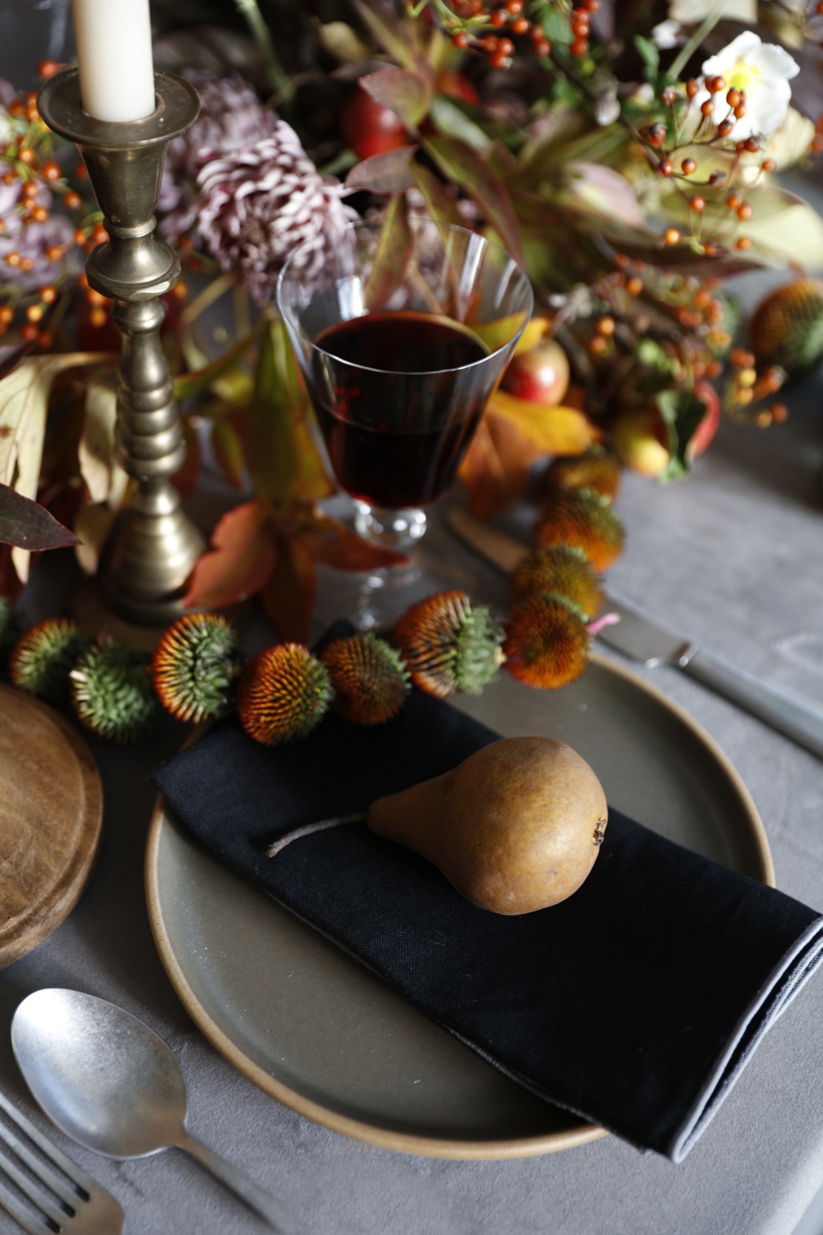 natural moody abundant thanksgiving tabletop - coco kelley
