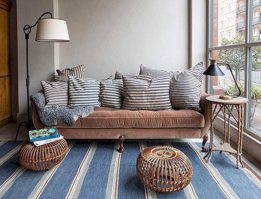 the charm of mid-century modern swedish kilim rugs