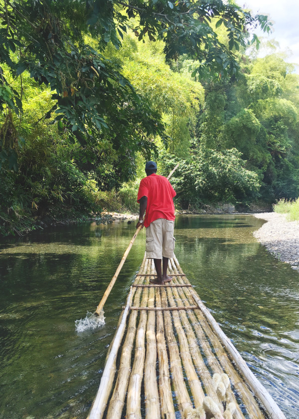 bamboo rafting on the rio grande | jamaica travel diary coco kelley