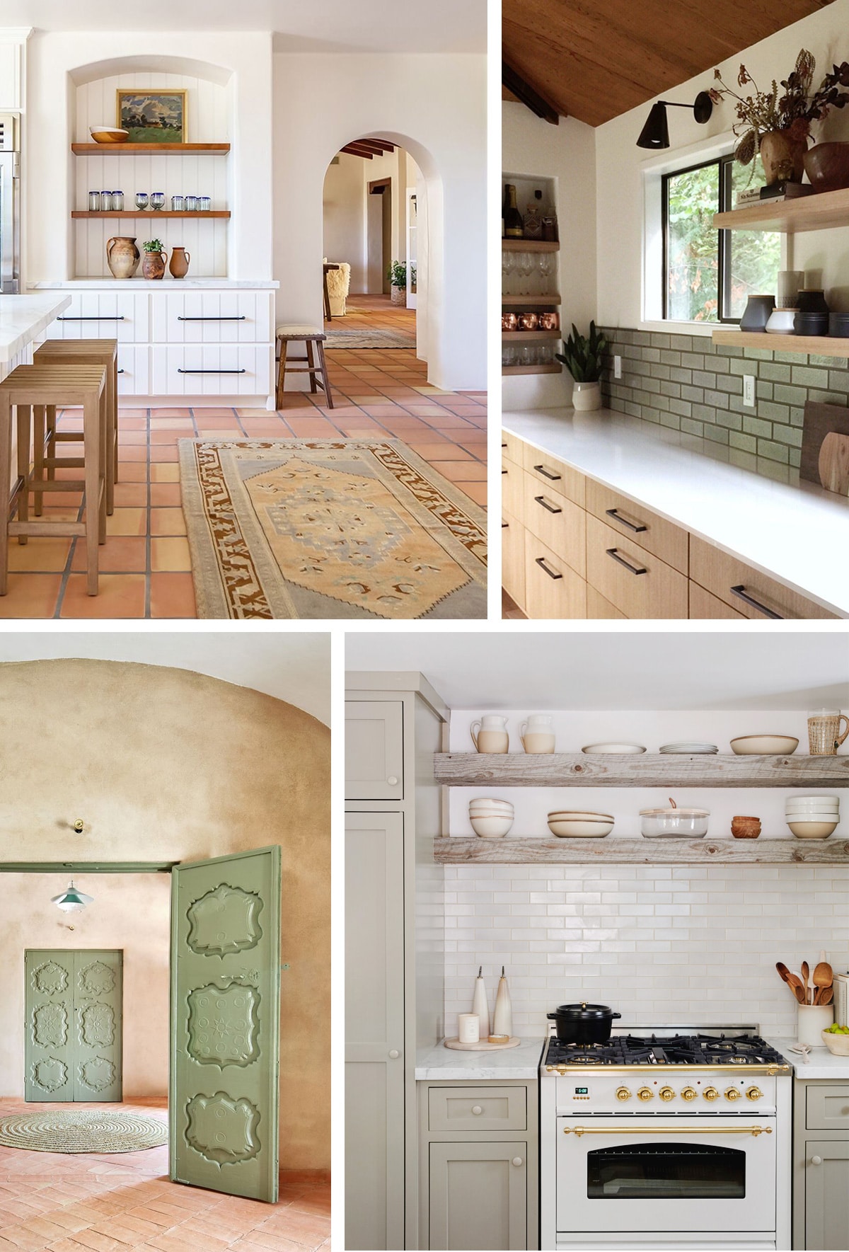 mediterranean cottage style cellar kitchen moodboard | coco kelley