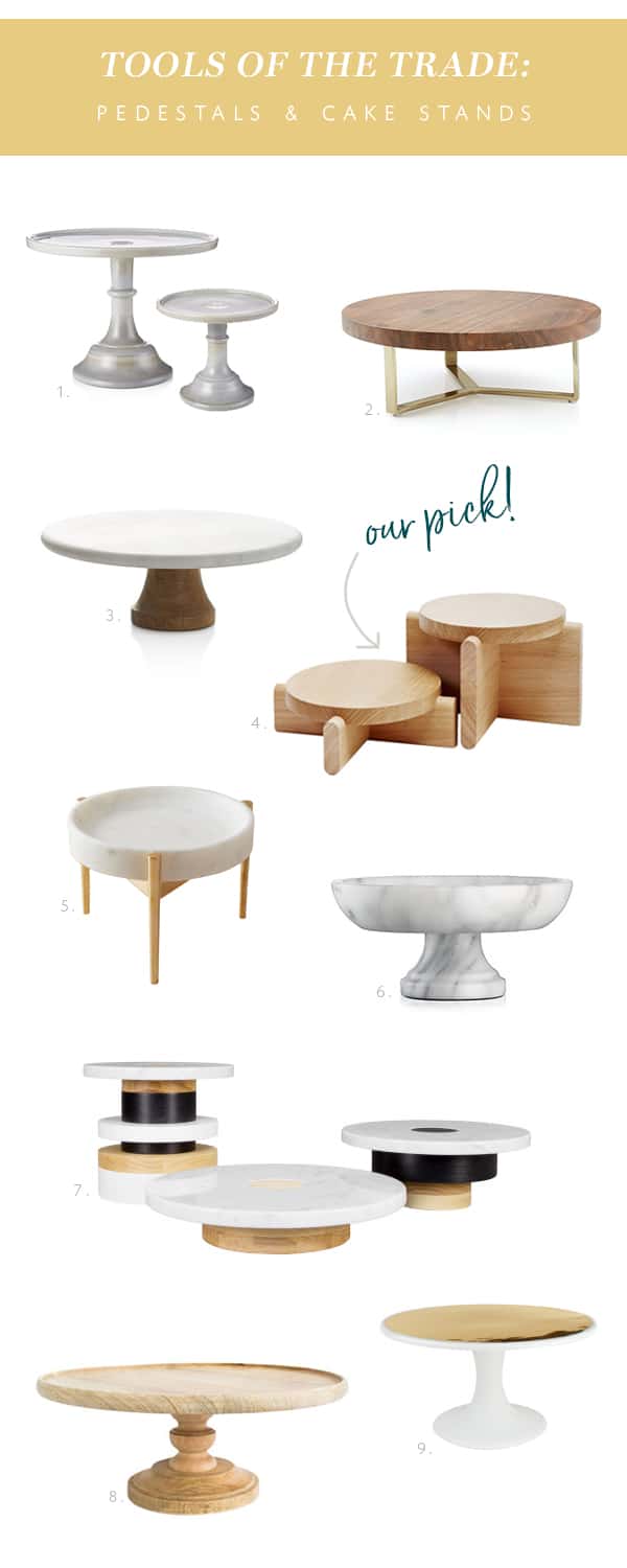 our favorite cake stands and pedestals for styling | coco kelley