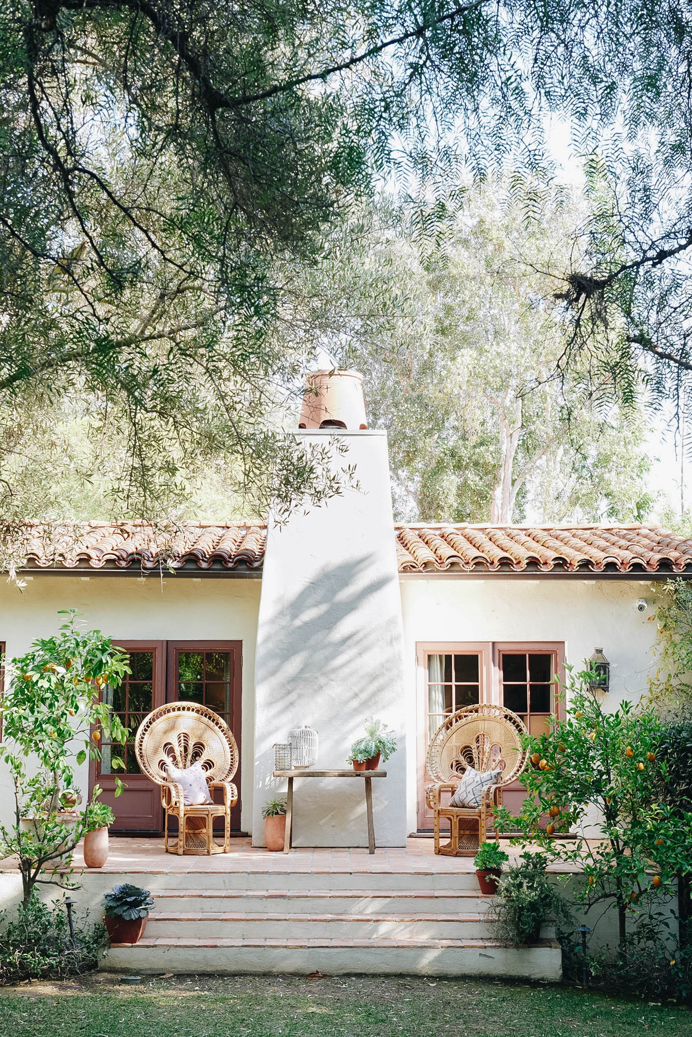 casual hacienda house tour with layered textiles and perfect styling | coco kelley