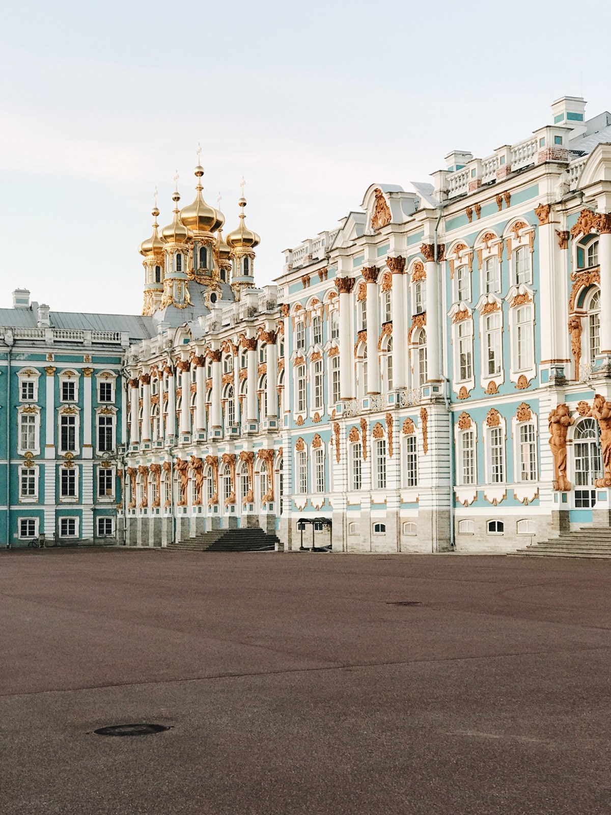 catherine's palace at sunset - a magical evening in St. Petersburg! 