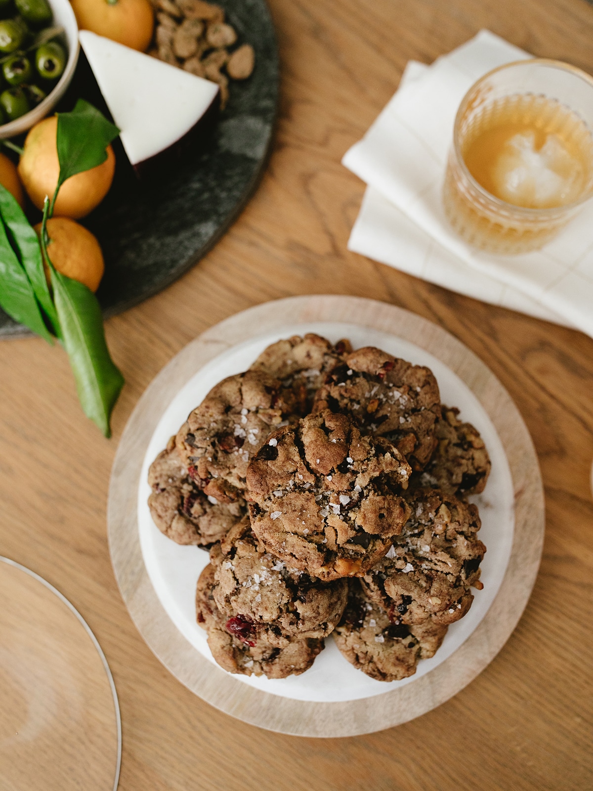 chocolate walnut cranberry cookie recipe on coco kelley