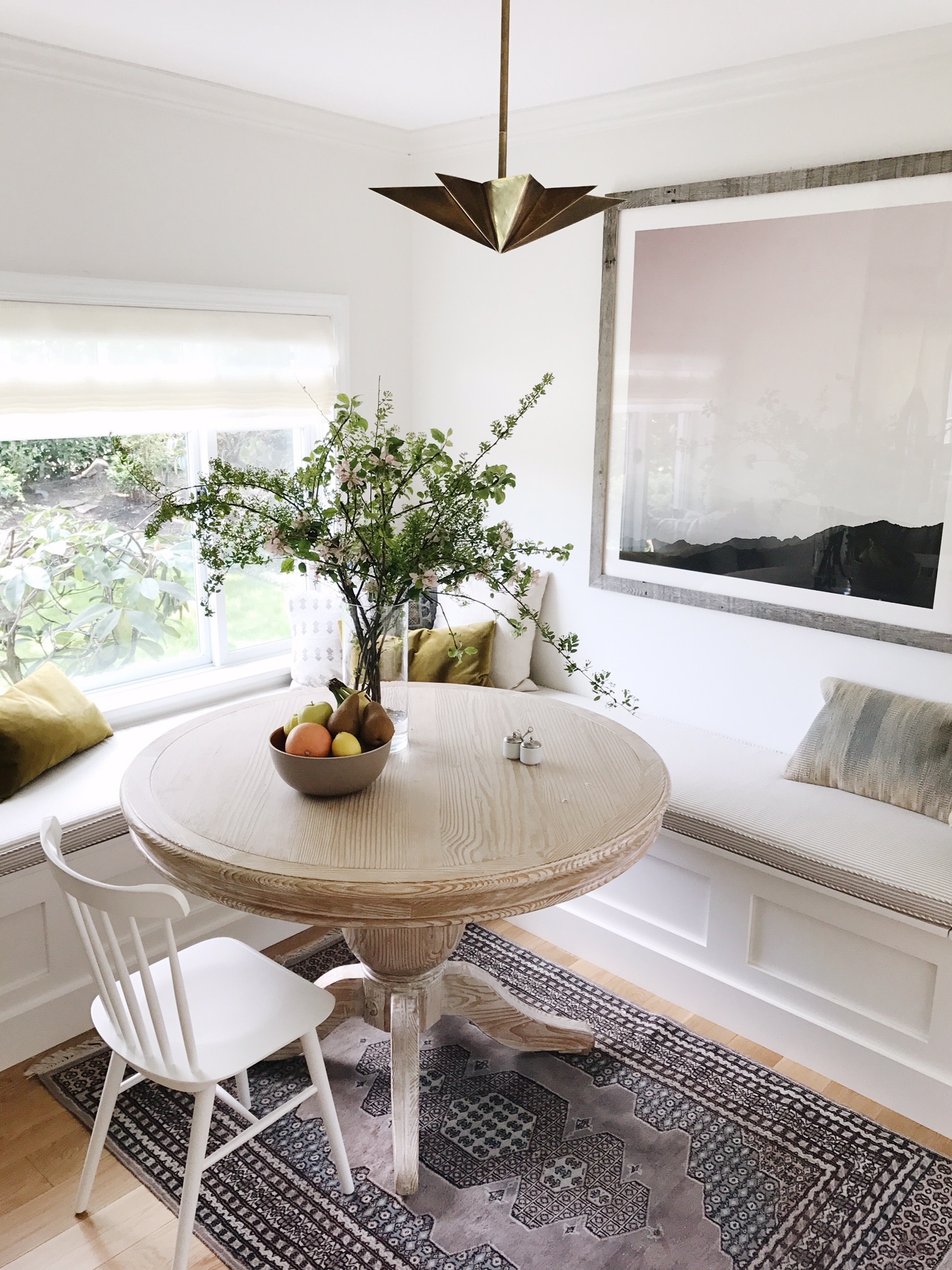 a peek at our remodeled kitchen breakfast nook! | cocokelley