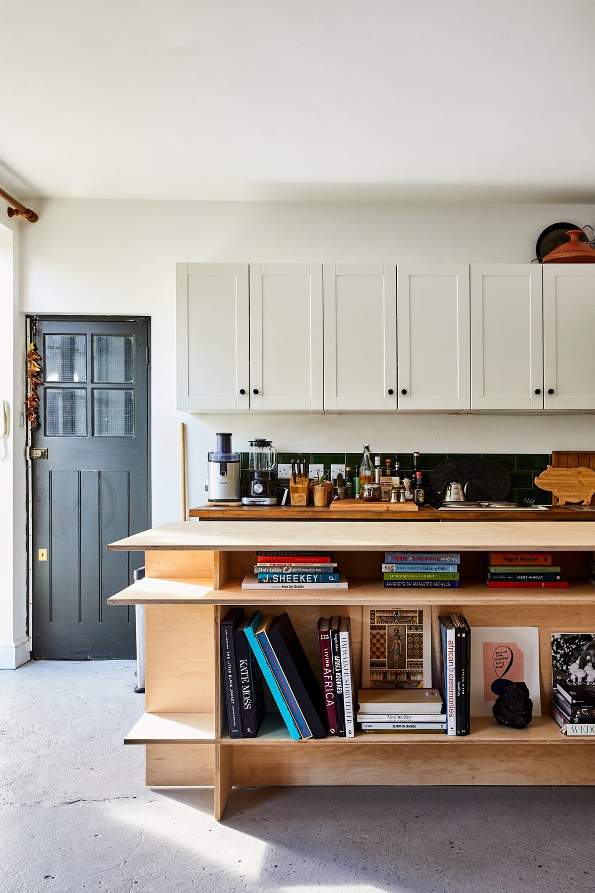 custom kitchen island for extra storage - cyndia harvey london home