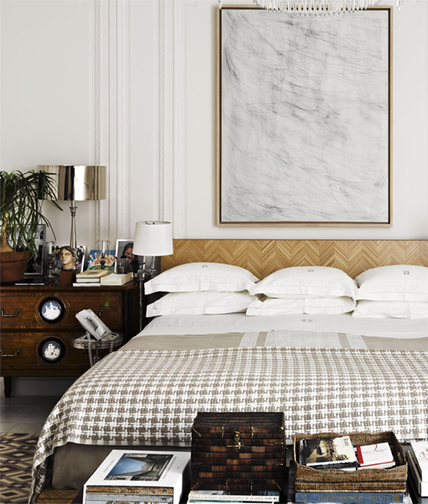 chic bedroom with masculine touches // douglas friedman