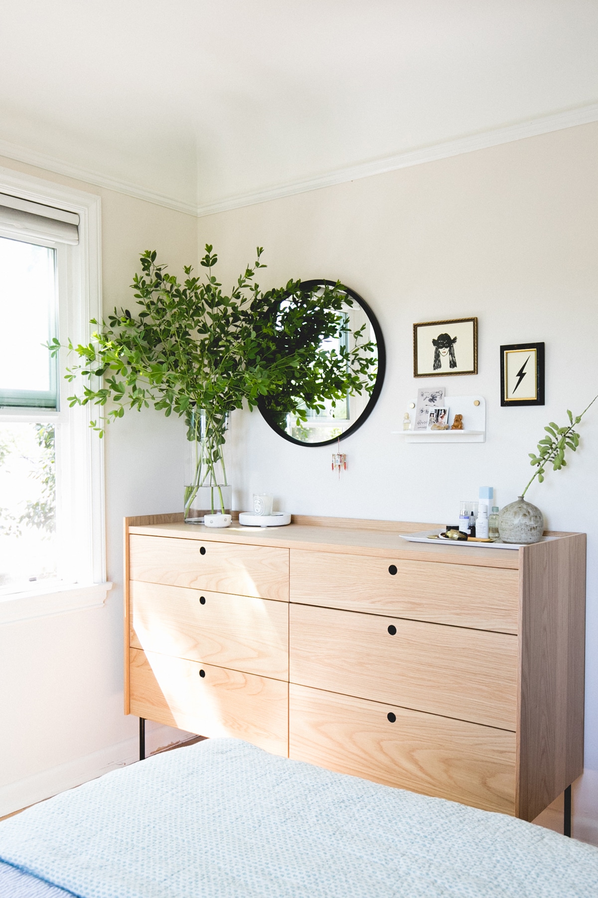 dresser styling | coco kelley mini bedroom makeover