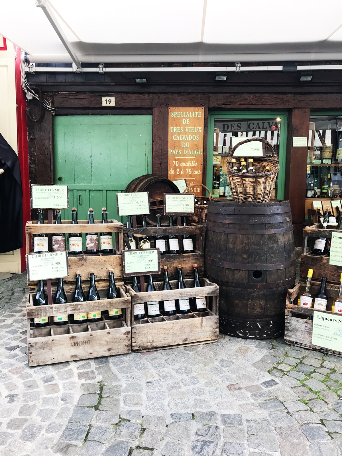 exploring the markets in Honfleur Normandy France