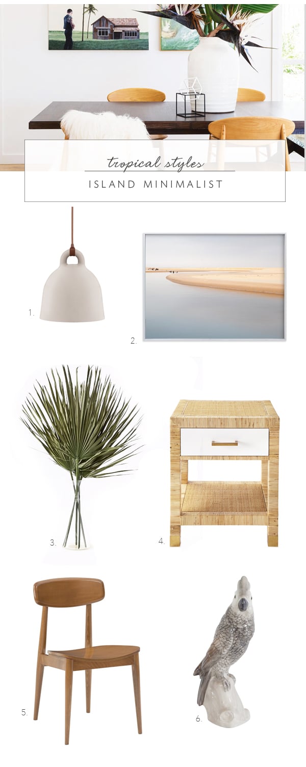 get the look of these elevated tropical styles - island minimalist - coco kelley