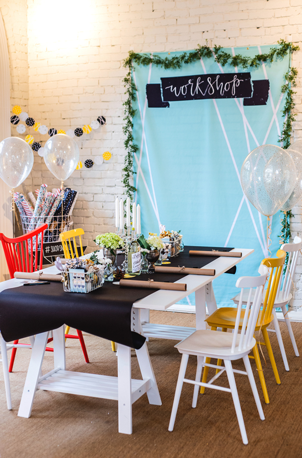gift wrapping workshop with marabou design and coco+kelley