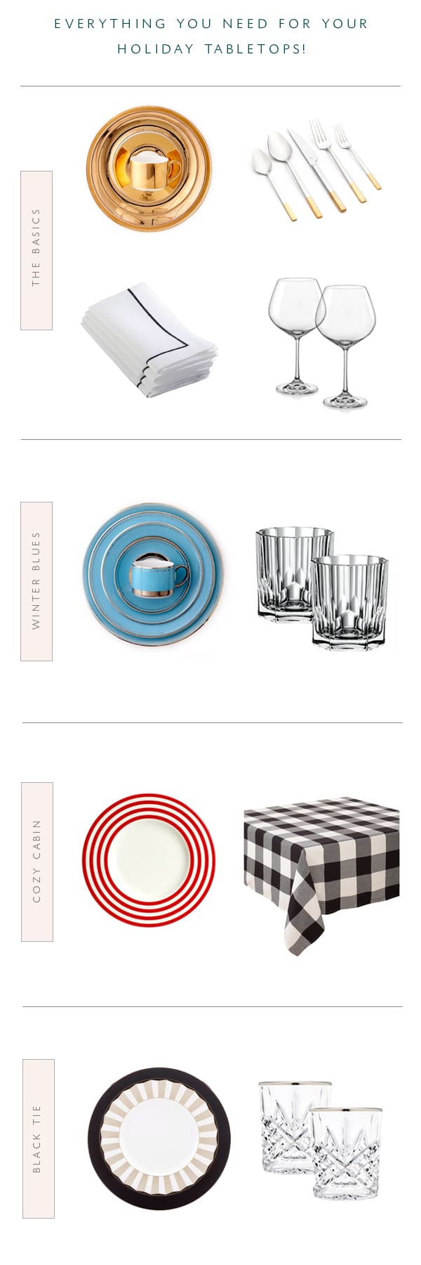 our holiday tabletop must-haves from overstock!