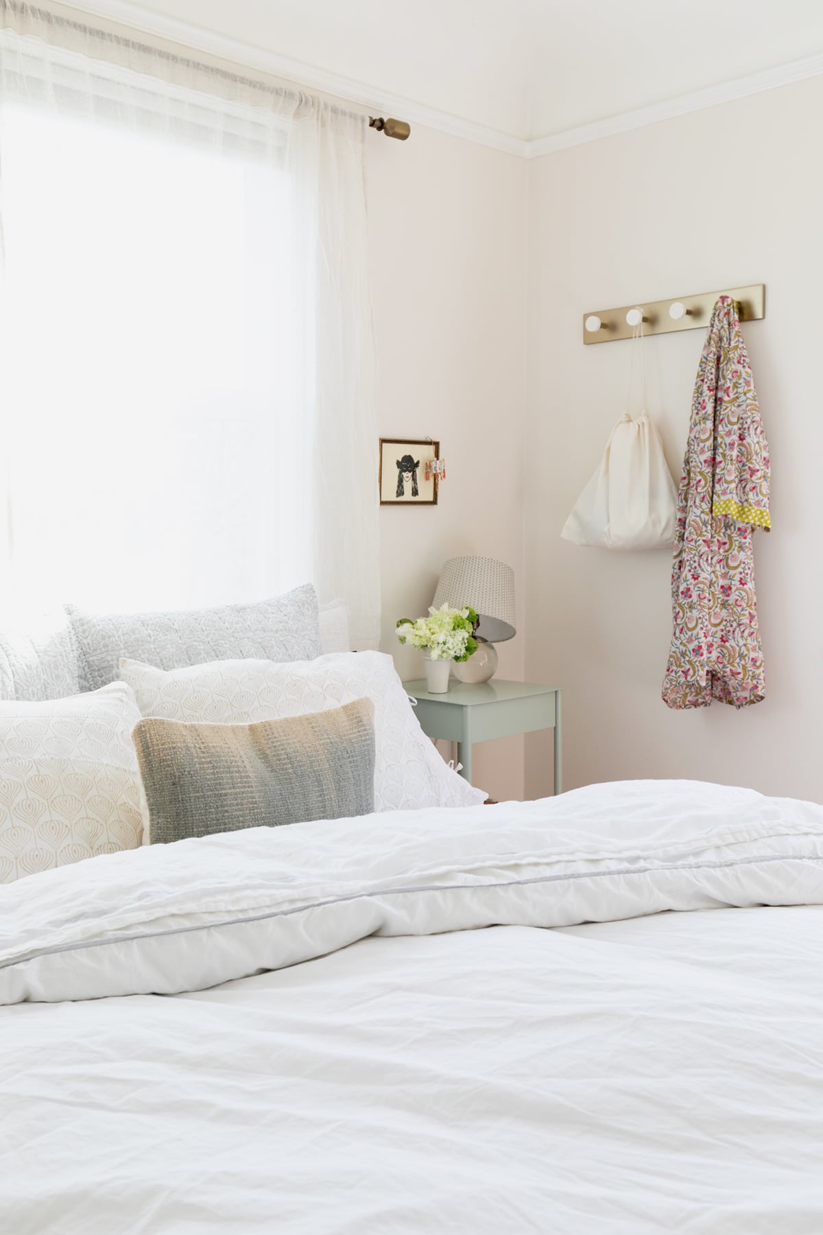 how to design a relaxing bedroom in a small space | our mini bedroom refresh on coco kelley