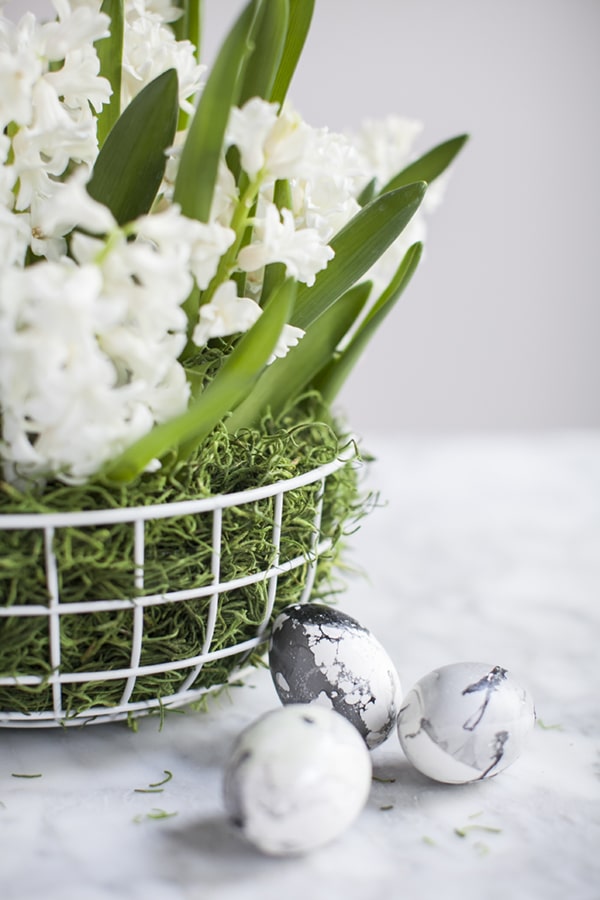 how to floral tutorial a modern easter floral centerpiece | by coco kelley