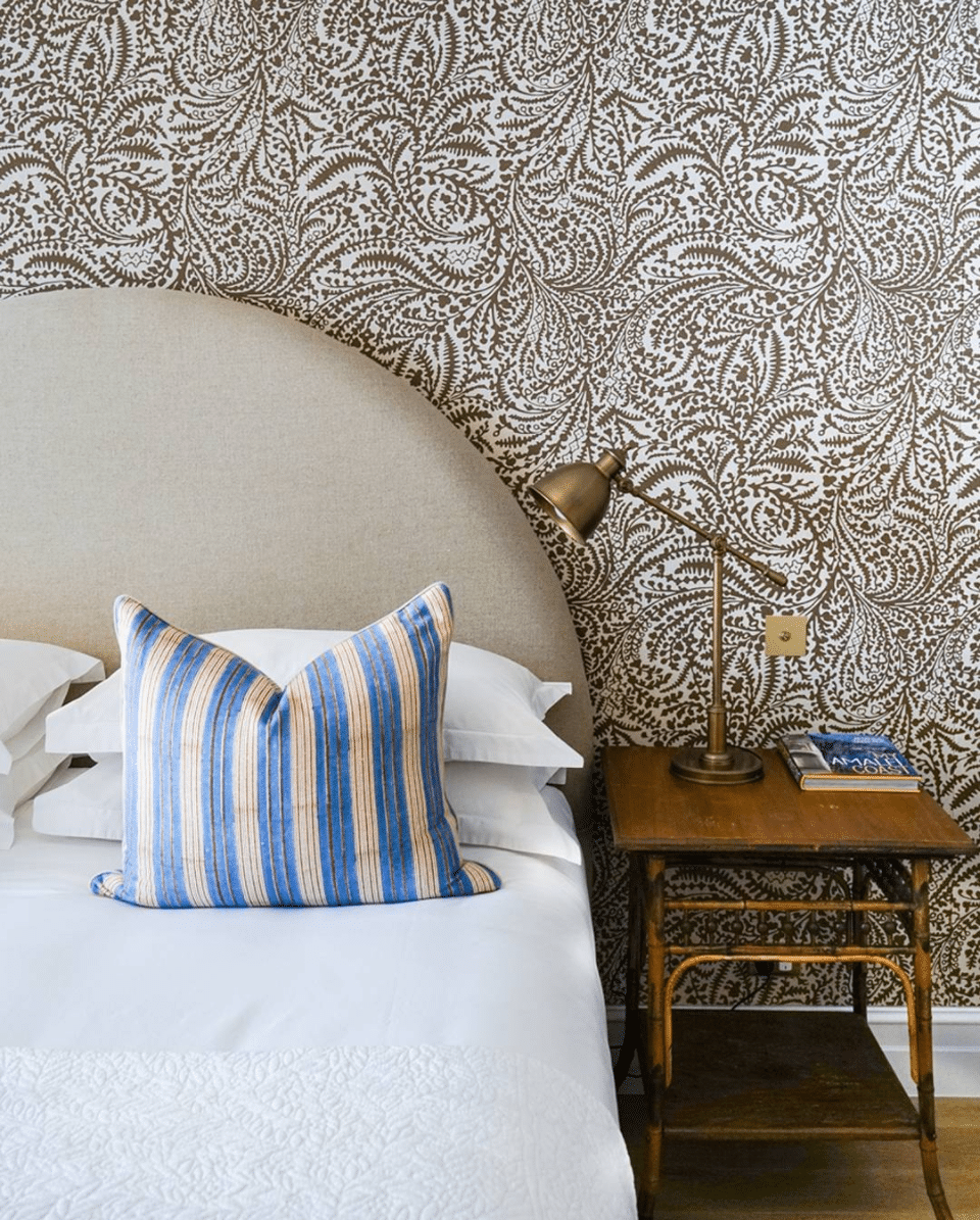 layered textiles at Halcyon House | wanderlust design on coco kelley