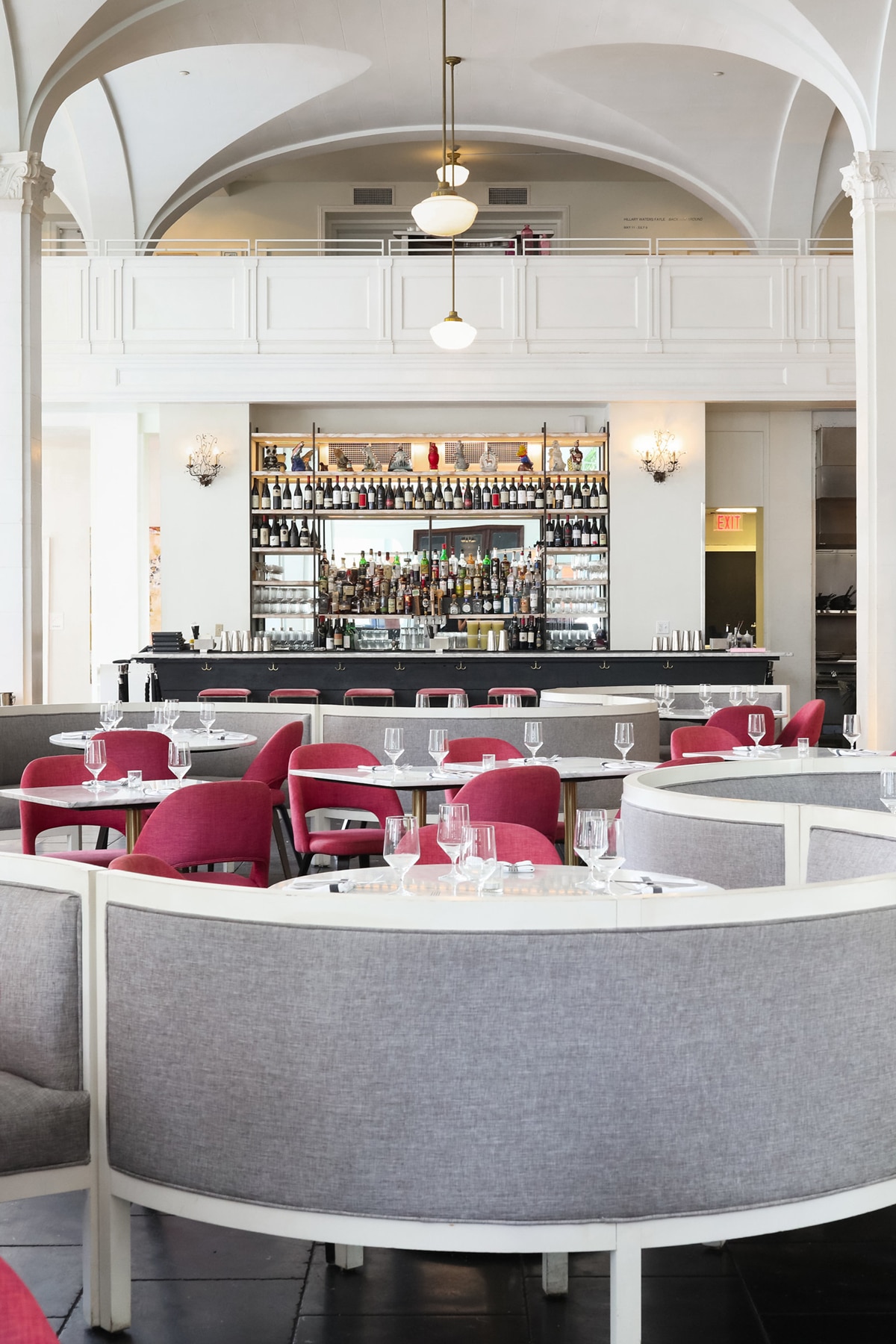 maple & pine restaurant at the Quirk Hotel in Richmond | design tour on coco kelley