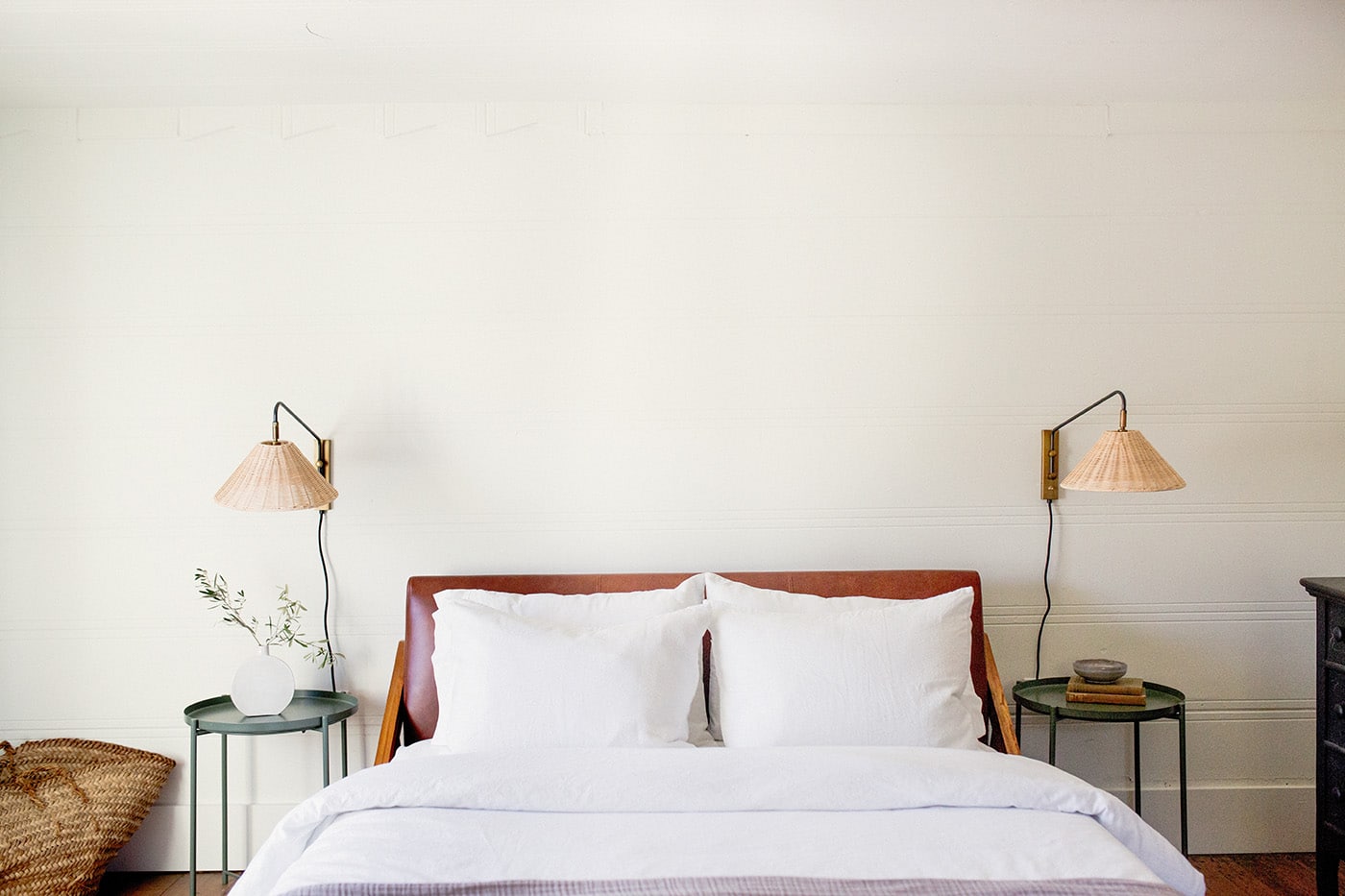 minimalist boho bedroom | bodega house los alamos