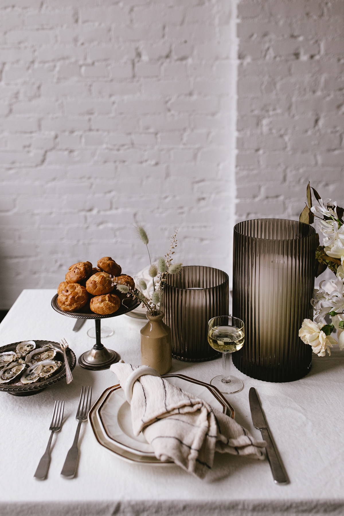 modern french country inspired thanksgiving tabletop | coco kelley