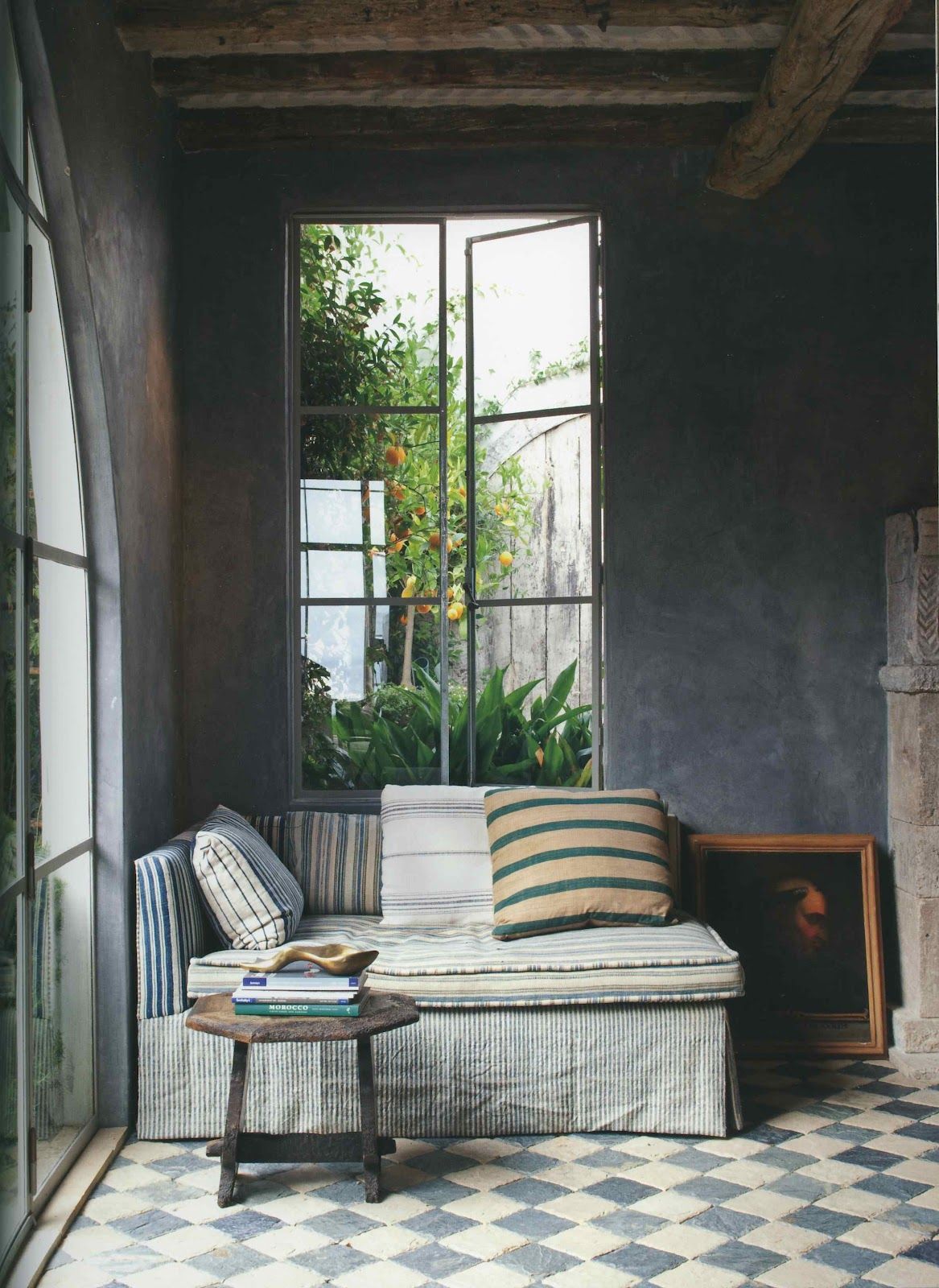 moody moroccan interior styling