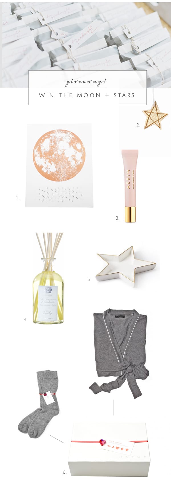 moon and stars goodie bag giveaway from coco kelley and apartment34