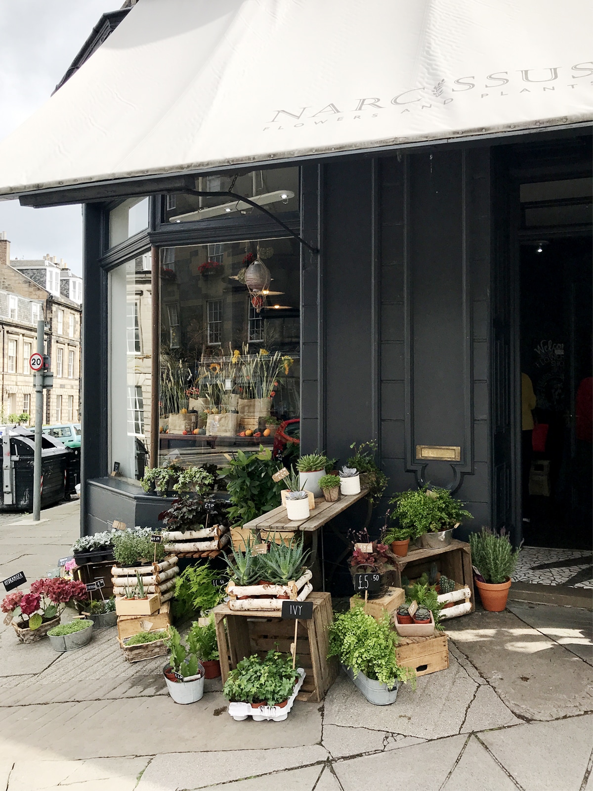 narcissus flower shop in edinburgh | city guide on coco kelley