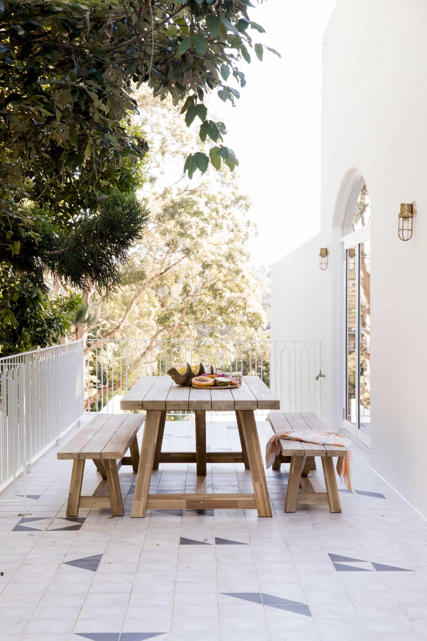 peppa hart modern mediterranean house tour master patio-1