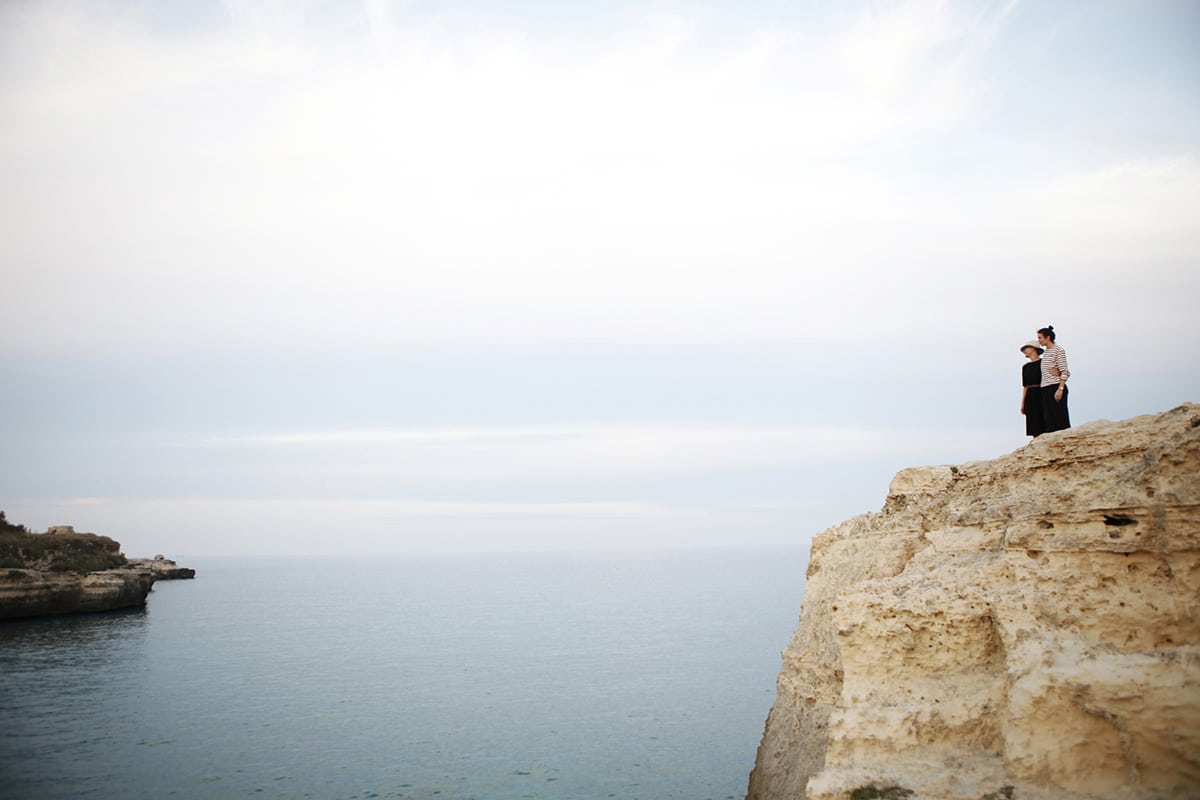 view of the sea in puglia | photography by belathee