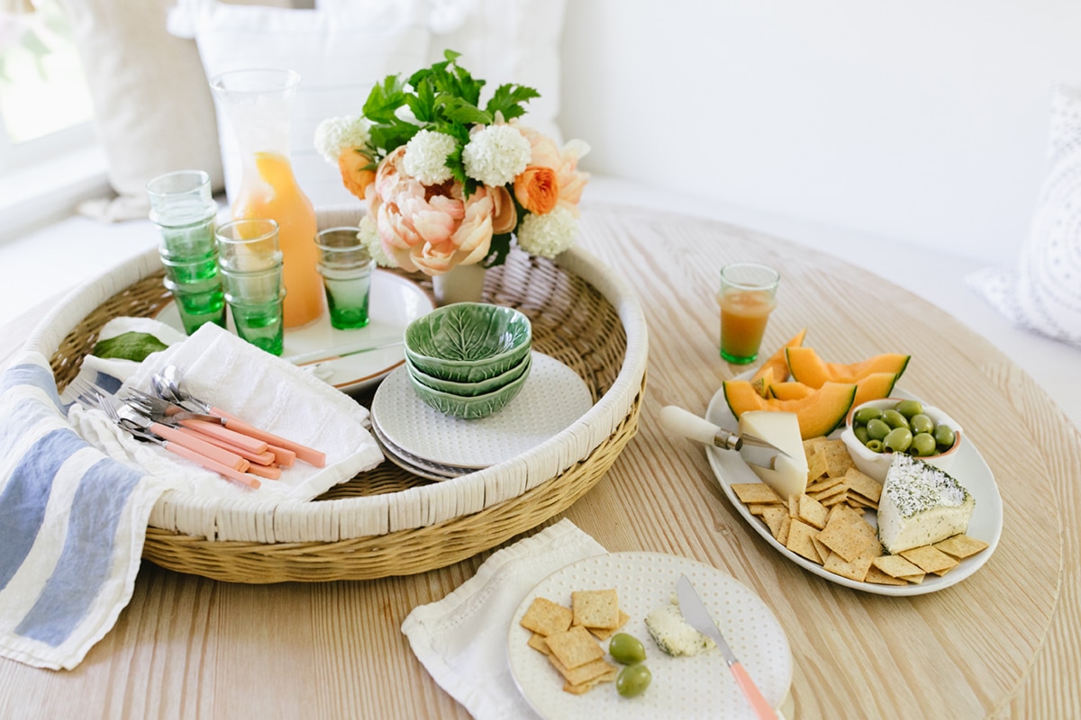 quick summer decor updates for our breakfast nook from serena and lily on coco kelley