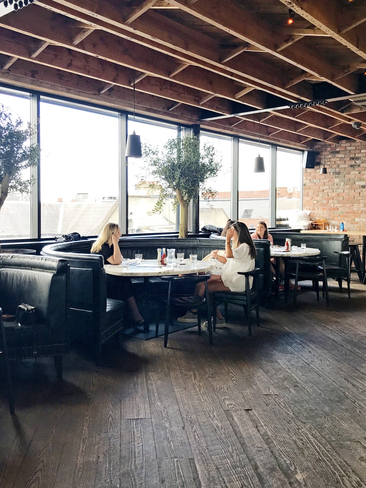 sophies restaurant brunch spot with a view of the city | dublin city guide on coco kelley