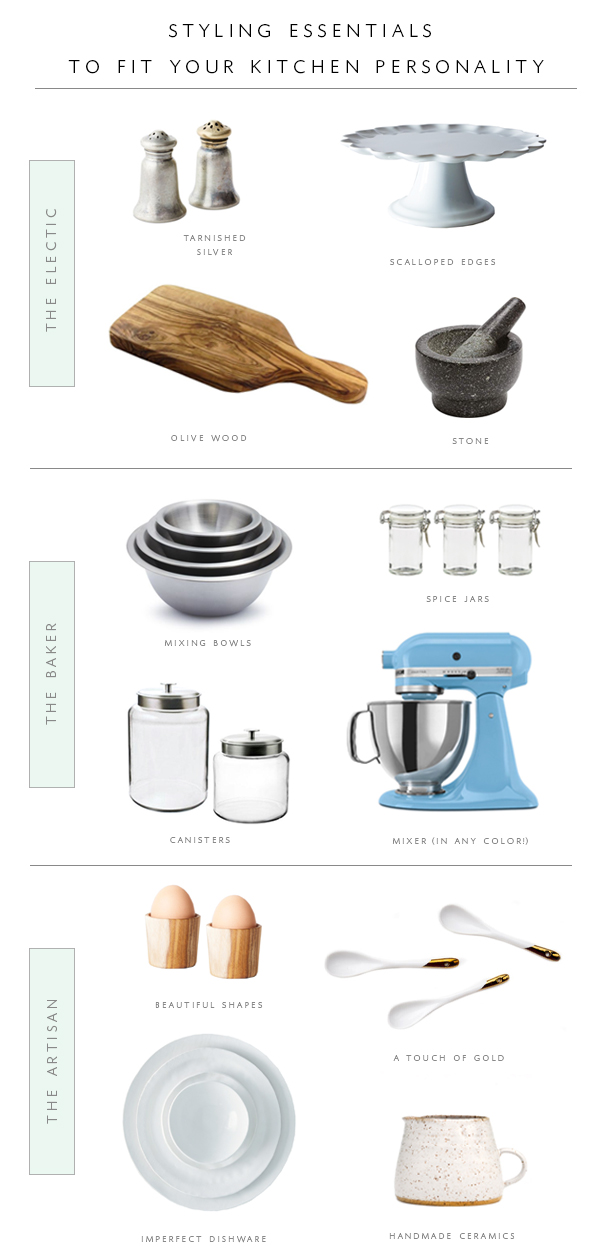 styling essentials to fit your kitchen personality - part one | via coco+kelley
