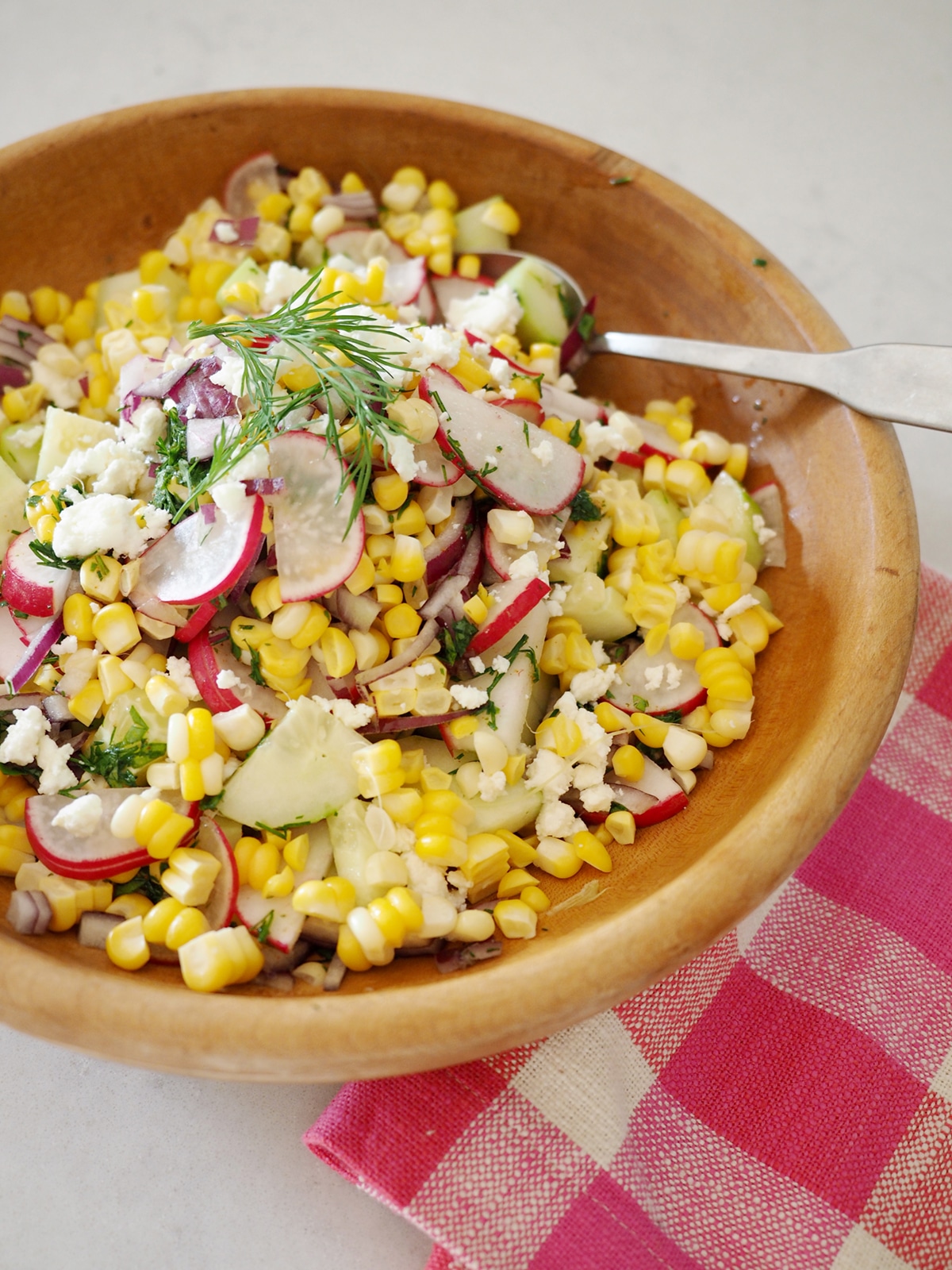 summer corn salad recipe | coco kelley 