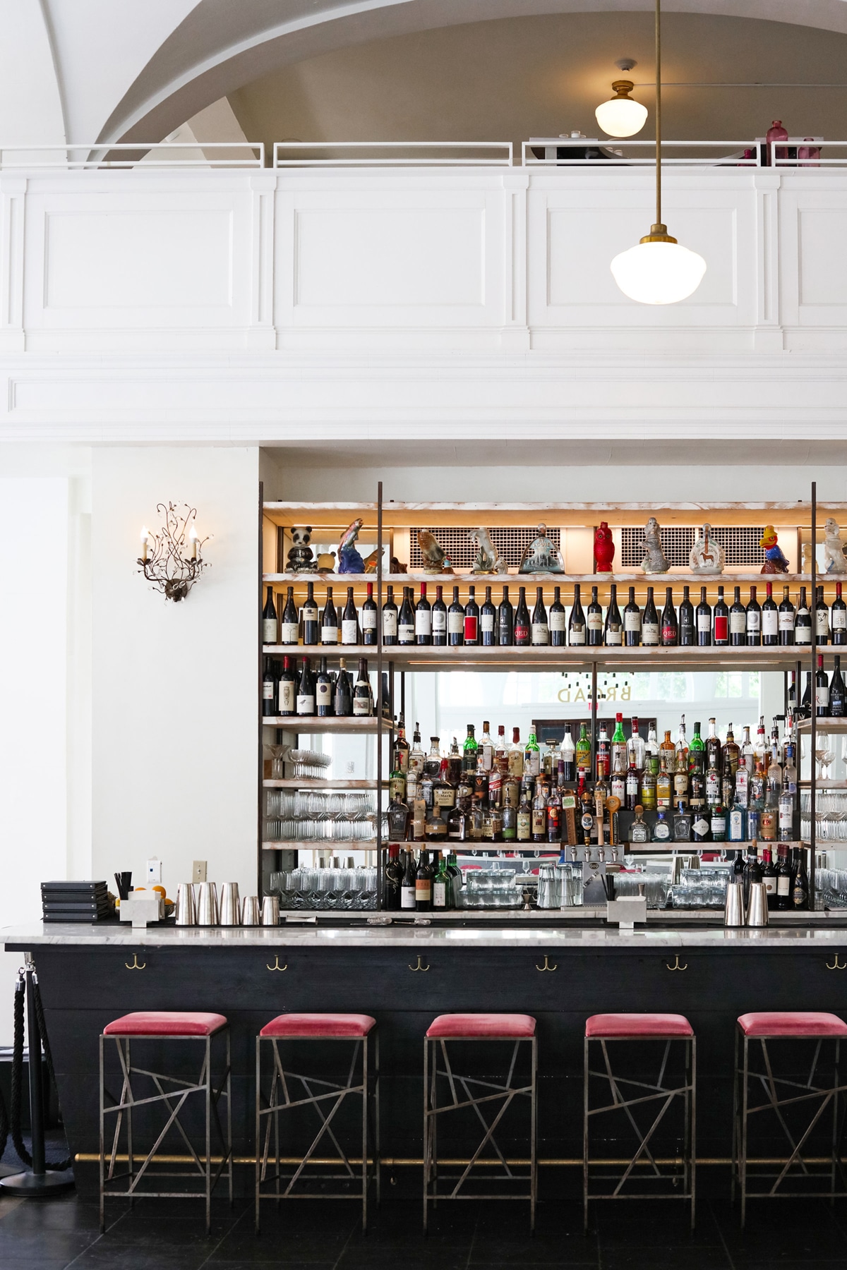the bar at the Quirk Hotel | wanderlust design tour on coco kelley