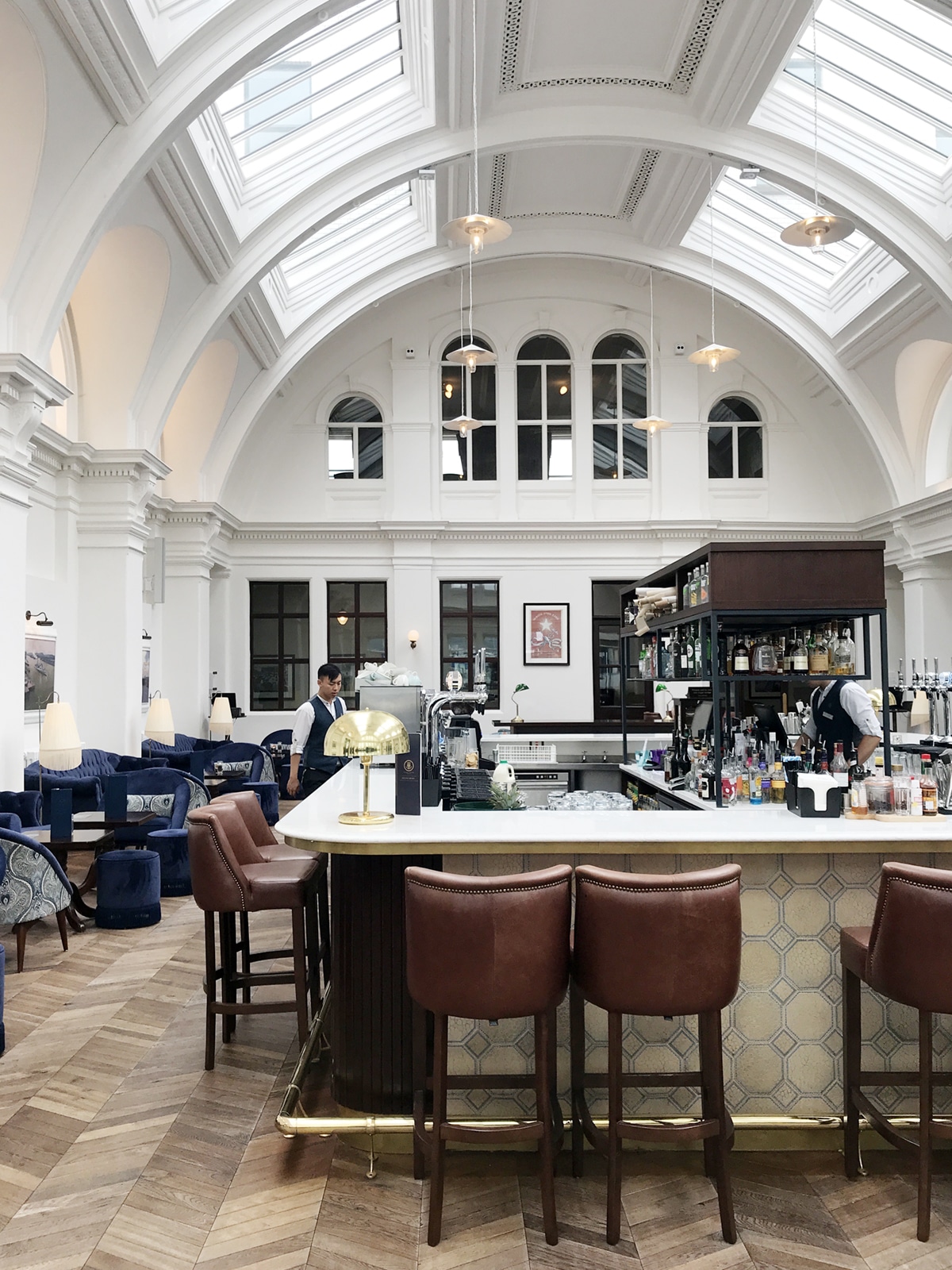 nautical art deco style at the titanic hotel in belfast | coco kelley