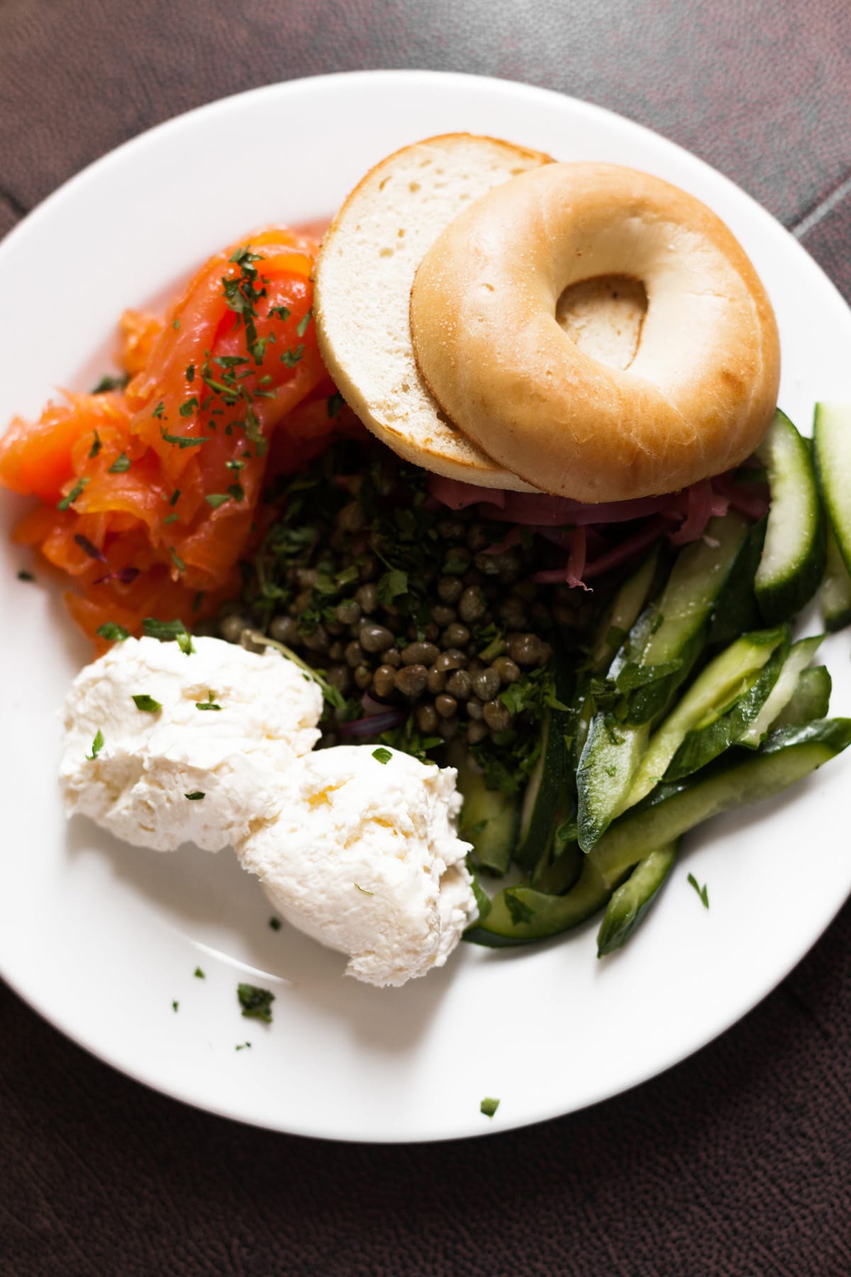 the best bagels an lox ever at alderbrook resort | coco kelley